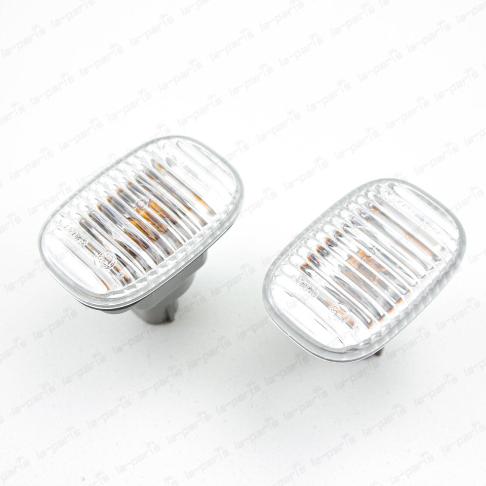 New Genuine OEM Toyota 93-98 Supra JZA80 Clear Fender Side Marker Lights PAIR