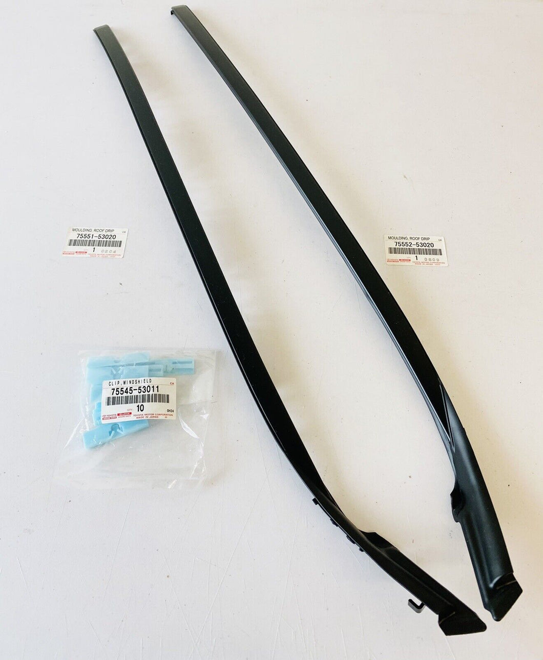 New Genuine Lexus 06-13 Is250 Is350 Left + Right Windshield Moulding Kit W/Clips