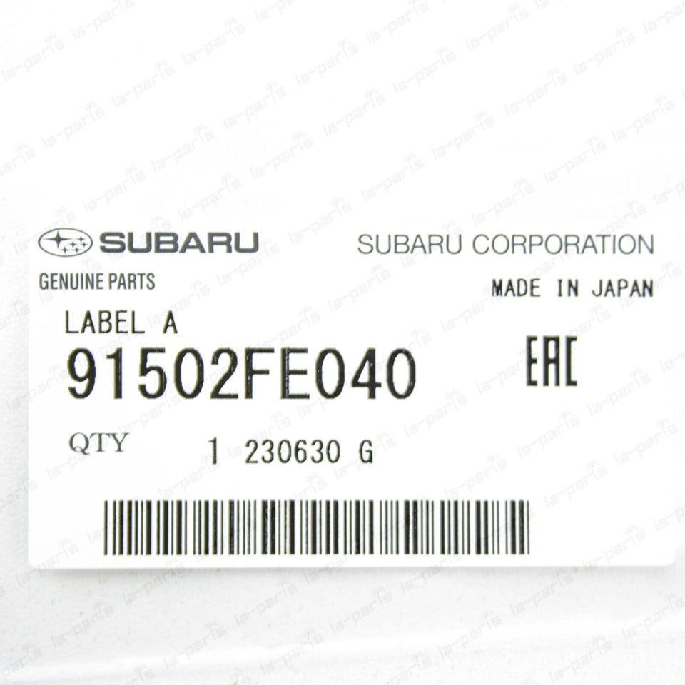 Genuine Subaru 2004 Impreza WRX STi Front Fog Light Hole Cover Decal 91502FE040