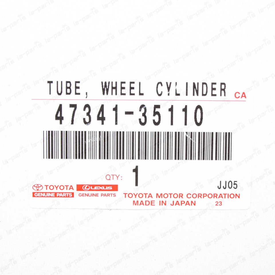 New Genuine Toyota 84-95 Runner Pickup Front Passenger Wheel Cylinder Brake Tube