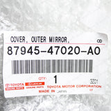 New Genuine Toyota 10-15 Prius Prius V Driver Side Mirror Cover White Pearl 070