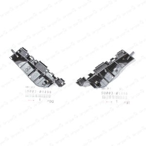New Genuine Toyota 13-20 FR-S 86 BRZ Right & Left Front Bumper Side Brackets Set