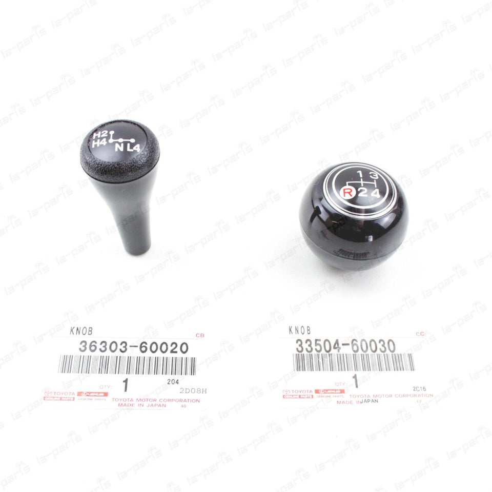 Genuine Toyota 69-86 Land Cruiser FJ40 BJ Transfer Gear & 4 Speed Shift Knob SET