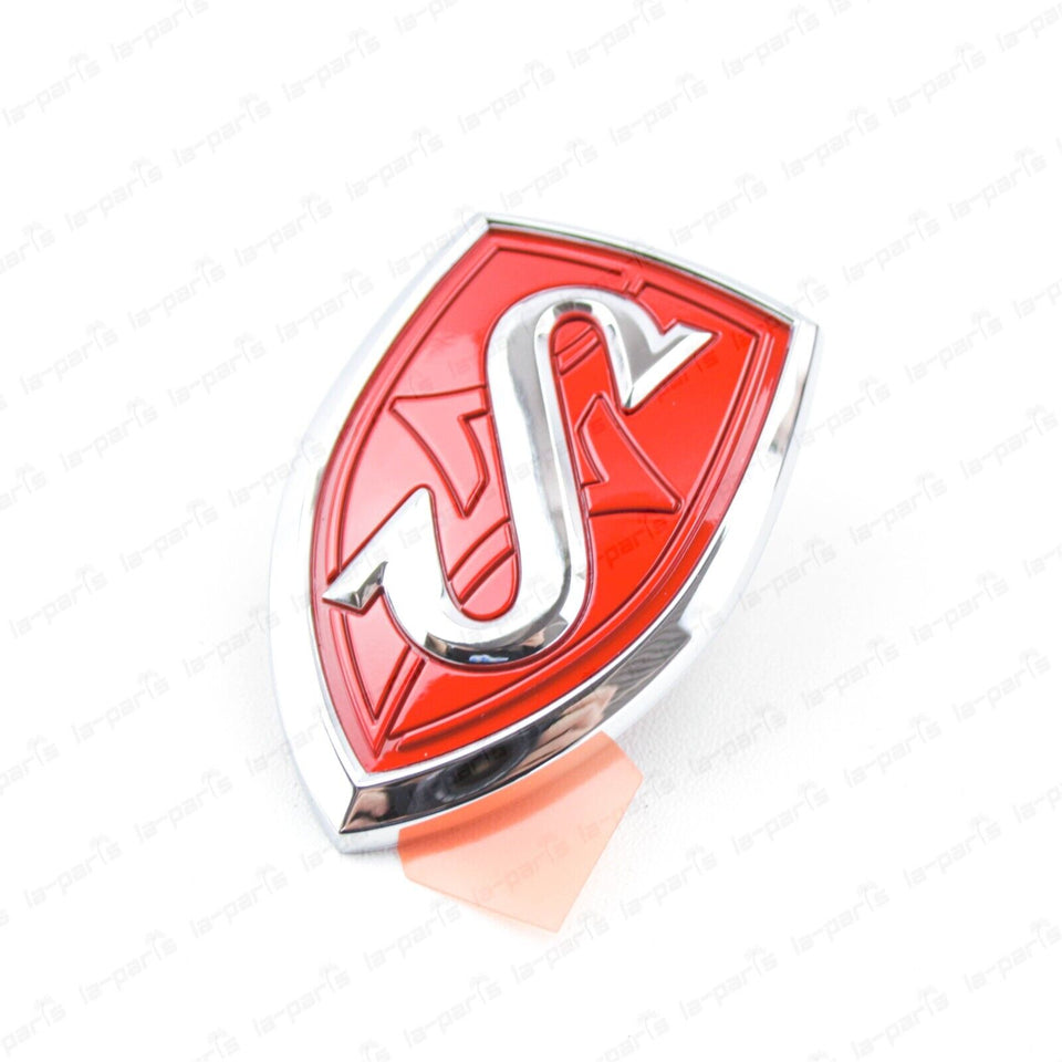 New Genuine Nissan S14 240SX JDM Silvia Red S Hood Emblem Badge 65892-80F05