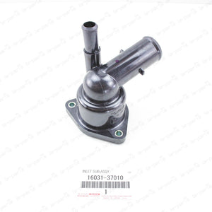 New Genuine Toyota Prius Lexus CT200h Water Inlet w/ Thermostat 16031-37010