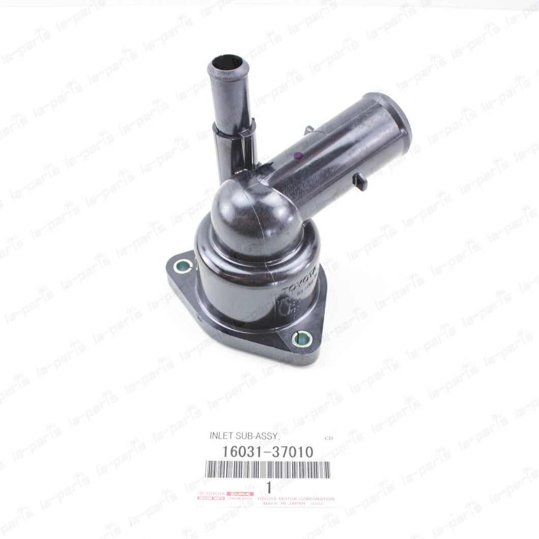 New Genuine Toyota Prius Lexus CT200h Water Inlet w/ Thermostat 16031-37010
