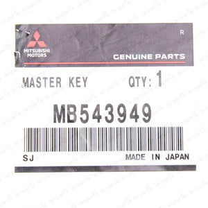 New Genuine Mitsubishi Lancer Pajero Eclipse Gto Galant L200 Blank Key Mb543949