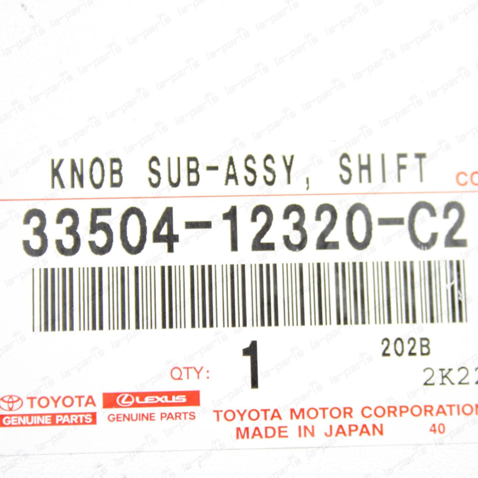 New Genuine OEM Toyota 2011-2016 Scion Tc Black MT 6SP Shift Knob 33504-12320-C2