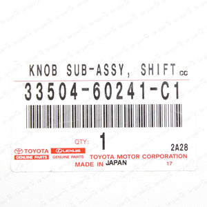 New Genuine Toyota 08-16 Land Cruiser Shift Lever Knob Assy 33504-60241-C1