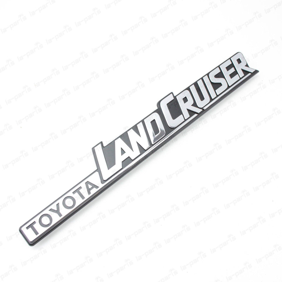 Genuine Toyota 81-90 Land Cruiser BJ60 FJ60 FJ62 Rear Quarter Emblem 75370-60020