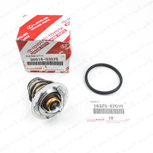 New Genuine Toyota Lexus 88-05 Engine Coolant Thermostat & Gasket 90916-03075