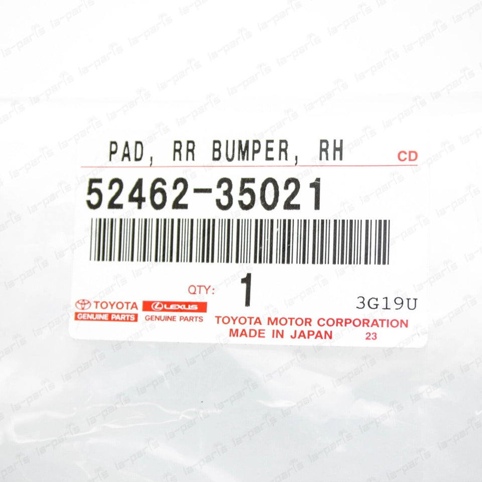 New Genuine Toyota 07-14 FJ CRUISER Passenger Side Rear Bumper Pad 52462-35021