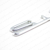New Genuine Nissan 95-98 240SX JDM Silvia S14 Rear Trunk Chrome "Silvia" Emblem