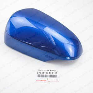 New Genuine Toyota 12-19 Prius "C" Driver Mirror Cover 8T7 Blue 87945-52170-J1