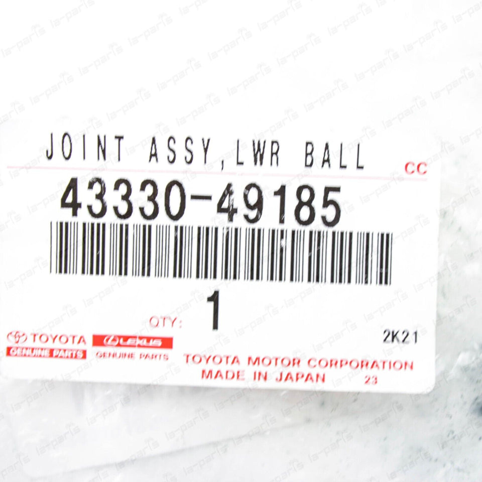 New Genuine Toyota Prius CT200h Prius Plug-in Front Lower Ball Joint Set of 2