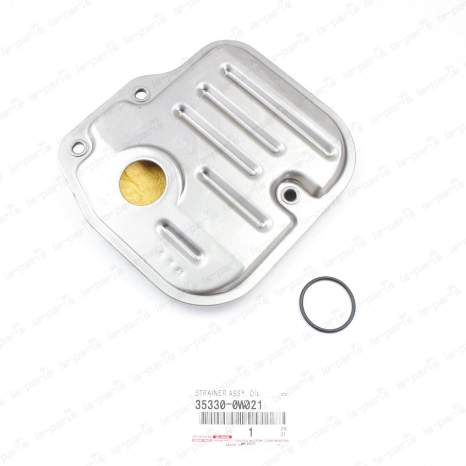 New Genuine Toyota Yaris Corolla Celica xA xB Strainer 35330-0W021 & O Ring Set