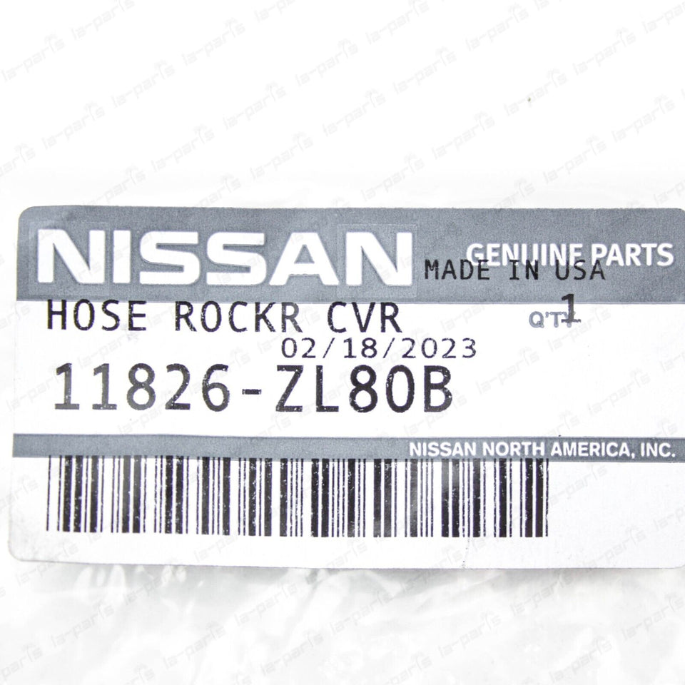 New Genuine Nissan Frontier NV Xterra Pathfinder 4.0 Left PCV Hose 11826-ZL80B