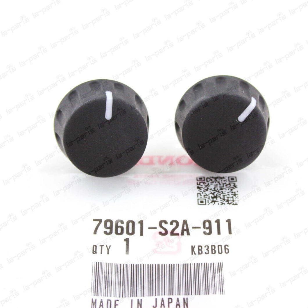 Genuine Honda S2000 02-09 AP1 AP2 Climate Control Knobs Set Of 2  79601-S2A-911