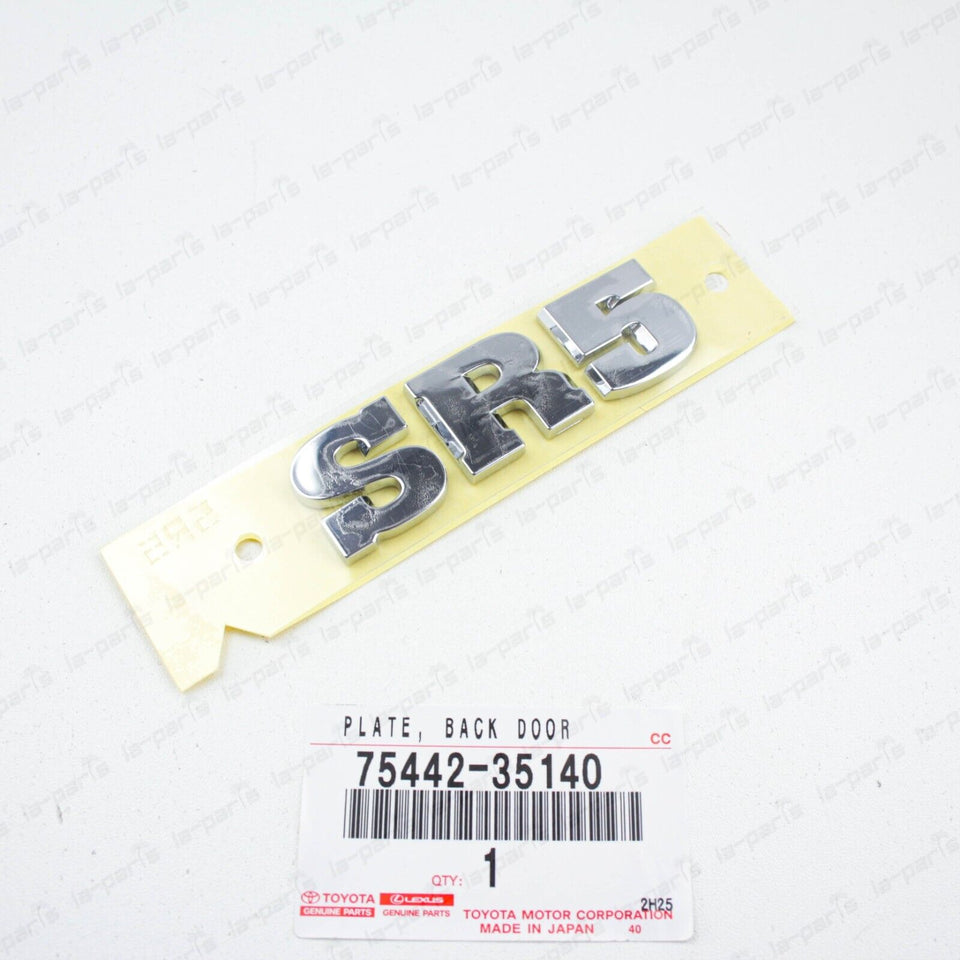 New Genuine Toyota 03-09 4Runner "SR5" Nameplate Badge Trunk Rear 75442-35140