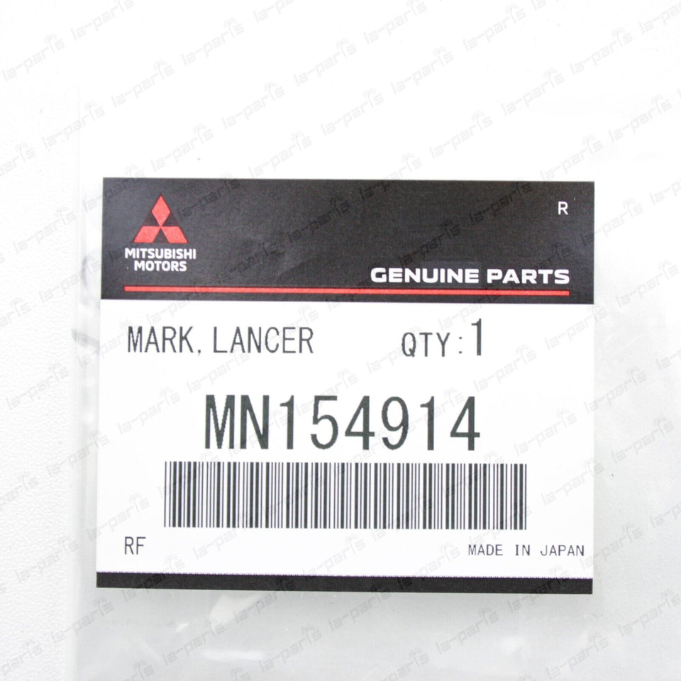 New Genuine Mitsubishi Lancer Evolution Ⅷ Ⅸ CT9A Evo 8 9 Rear Emblem MN154914