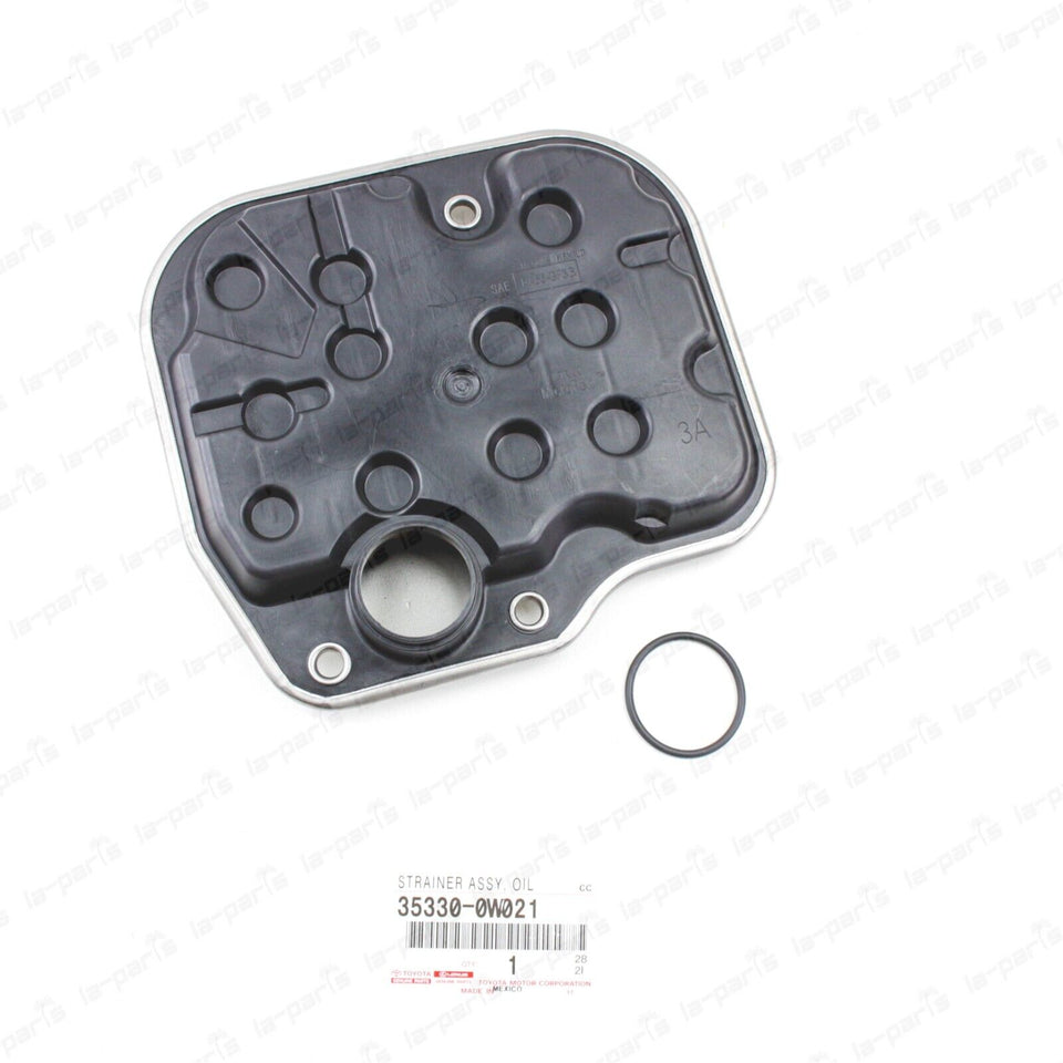 New Genuine Toyota Yaris Corolla Celica xA xB Strainer 35330-0W021 & O Ring Set