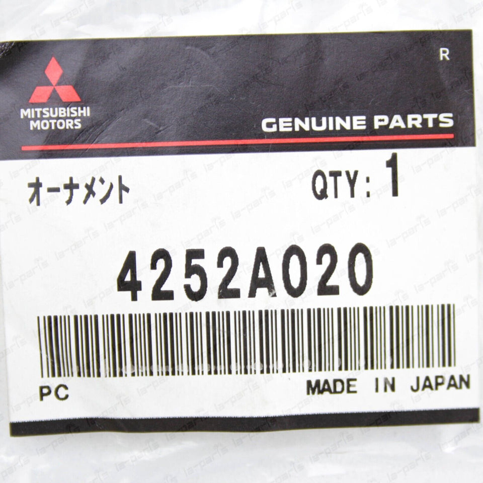 New Genuine Mitsubishi 18-23 Outlander Sport Black Wheel Center Cap 4252A020