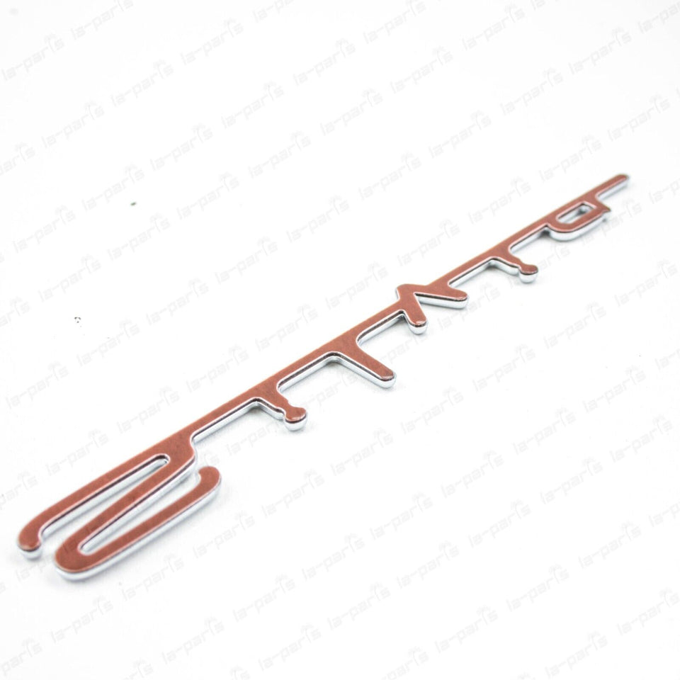 New Genuine Nissan 95-98 240SX JDM Silvia S14 Rear Trunk Chrome "Silvia" Emblem