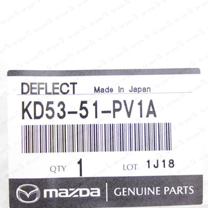 Genuine Mazda 13-16 CX-5 Rear Passenger Fender Quarter Panel Mud Shield Mudguard