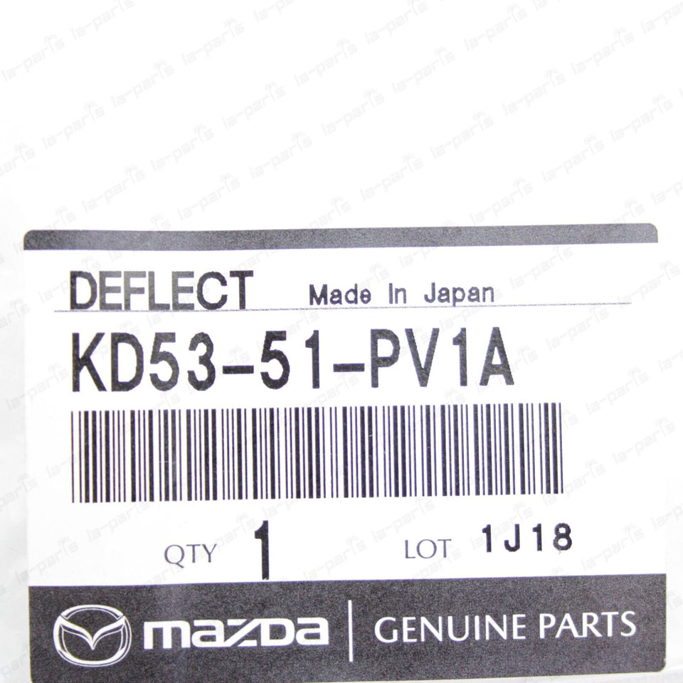 Genuine Mazda 13-16 CX-5 Rear Passenger Fender Quarter Panel Mud Shield Mudguard