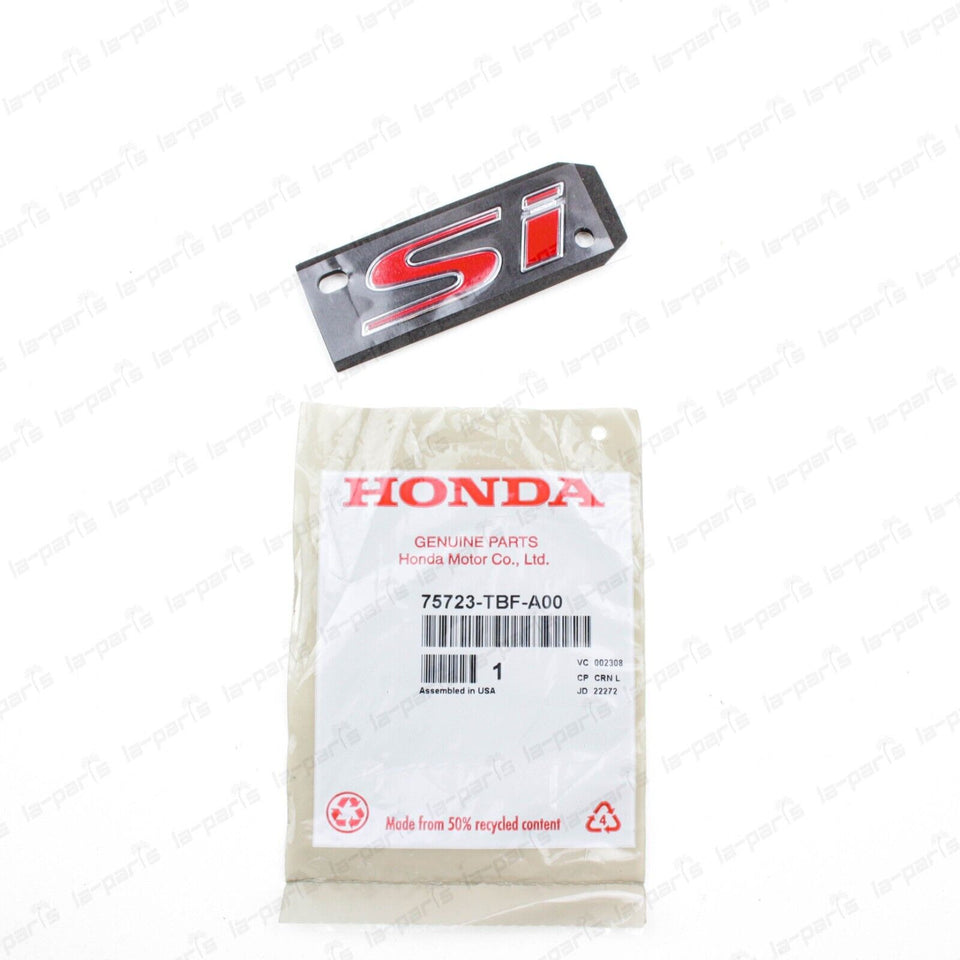 New Genuine Honda 2017-2020 Civic Si 2Dr 4Dr Rear Emblem 75723-Tbf-A00