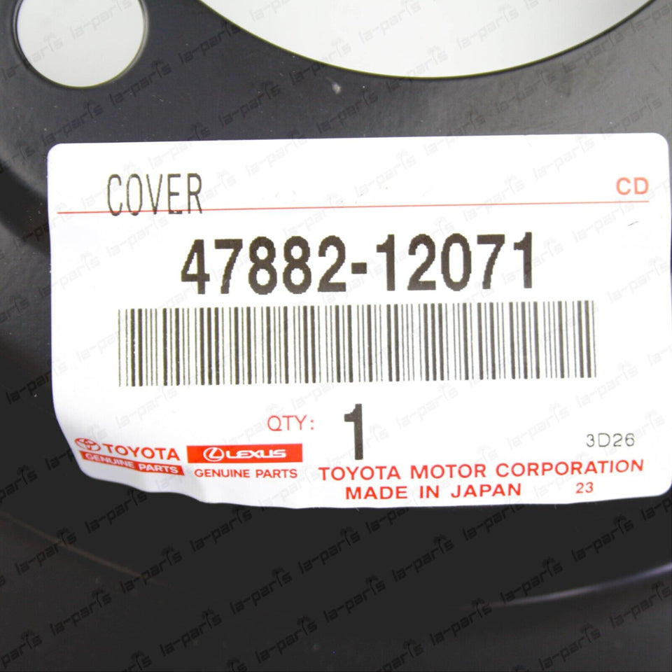 New Genuine OEM Toyota 10-15 Prius Rear Lh Disc Brake Dust Cover 47882-12071