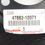 New Genuine OEM Toyota 10-15 Prius Rear Lh Disc Brake Dust Cover 47882-12071