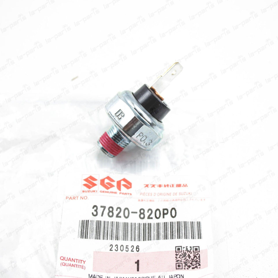 New Genuine Suzuki 86-09 Oil Pressure Sending Unit 37820-820P0