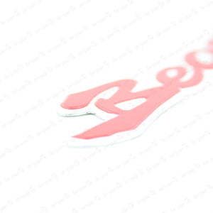 Genuine Toyota 01-05 Lexus IS300 Altezza SXE10 Red "Beams" Engine Emblem Badge