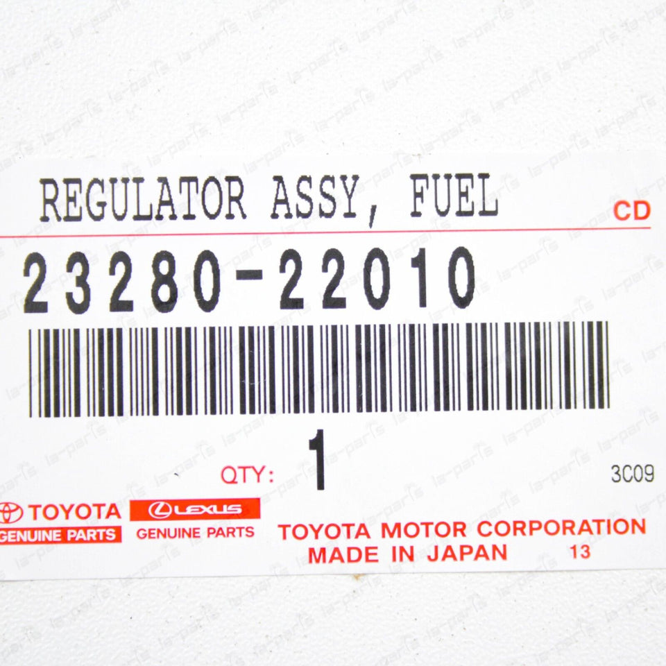 Genuine Toyota 2AZFE 1ZZFE 2ZZGE Fuel Injection Pressure Regulator 23280-22010