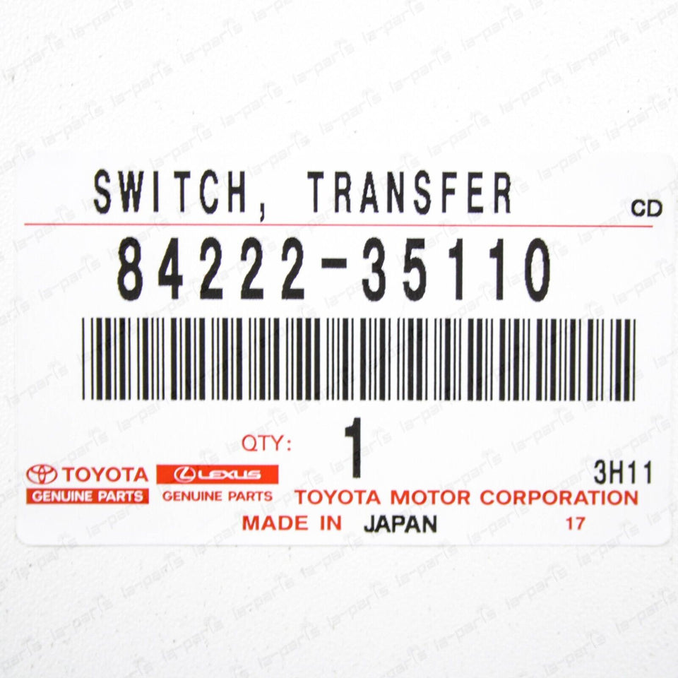 Genuine Toyota 4Runner FJ Tacoma Tundra Transfer Indicator Switch #3 84222-35110