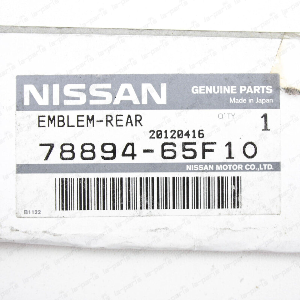 New Genuine Nissan 95-98 240SX JDM Silvia S14 Rear Trunk Chrome "Silvia" Emblem