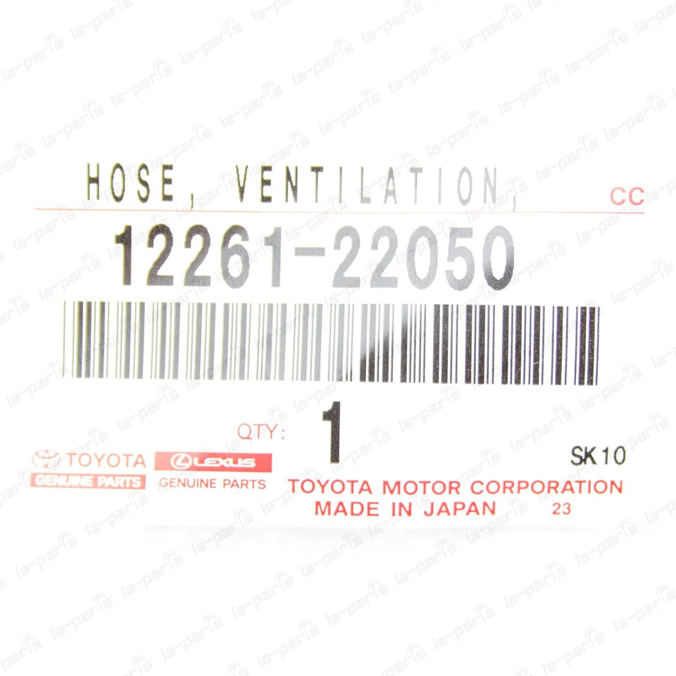 New Genuine Toyota 03-05 Corolla Matrix 1.8L Ventilation Hose 12261-22050