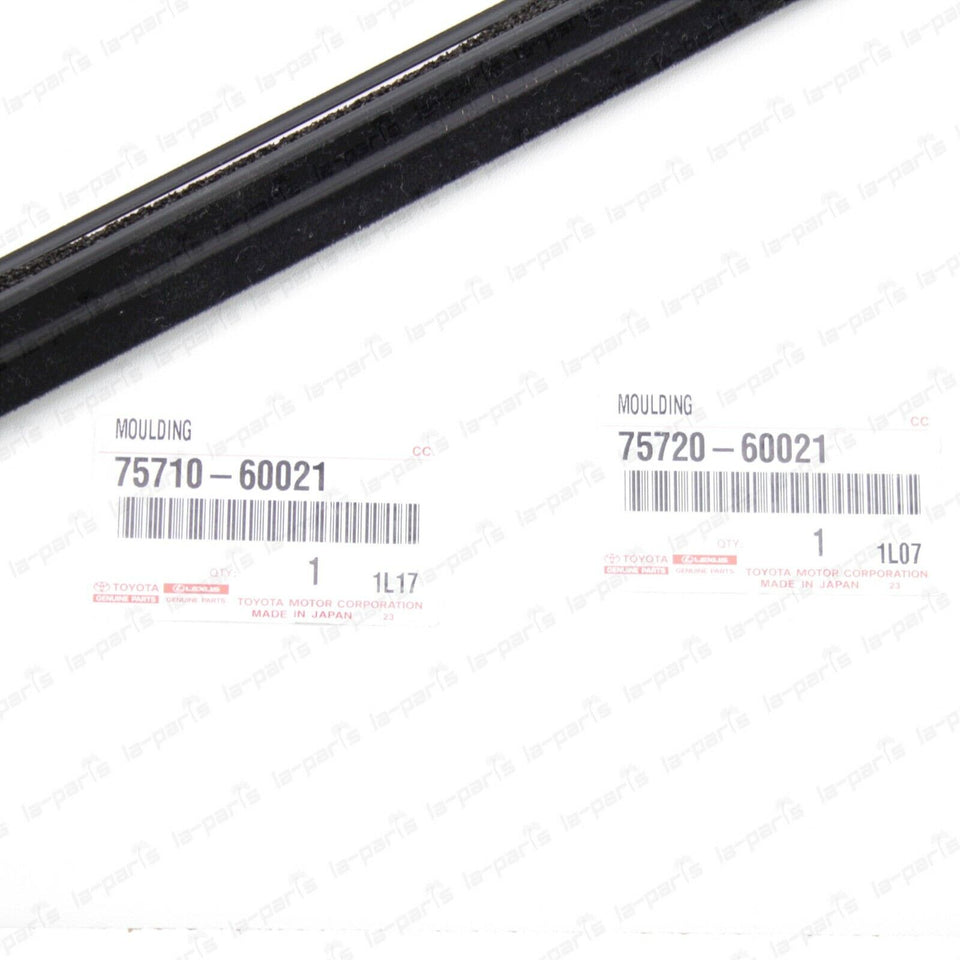 Genuine Toyota 91-97 Lc Fzj80 Lexus Lx450 Front Door Belt Moulding Set Lh + Rh