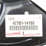 Genuine Toyota Supra JZA80 2JZGTE Front Disc Brake Dust Cover Left & Right Pair