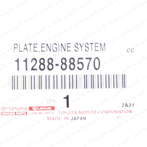 Genuine Toyota 01-05 Lexus IS300 Altezza SXE10 Red "Beams" Engine Emblem Badge