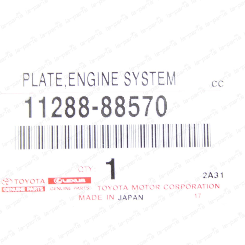 Genuine Toyota 01-05 Lexus IS300 Altezza SXE10 Red "Beams" Engine Emblem Badge