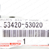 New Genuine Lexus 06-13 IS250 IS350 Front Driver Side Hood Hinge 53420-53020