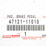 New Genuine Lexus LS500 GS F LC500 RC F ES 350 300h Break Pedal Pad 47121-11010