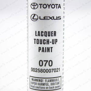 Genuine Toyota White Touch-Up Paint Pen Blizzard Pearl 070 Code 00258-00070-21