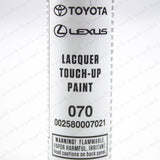 Genuine Toyota White Touch-Up Paint Pen Blizzard Pearl 070 Code 00258-00070-21