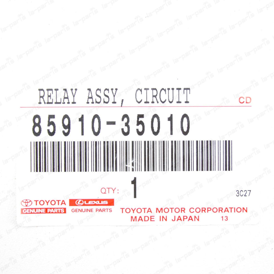 New Genuine Toyota 89-95 4Runner Pickup Circuit Opening Relay (EFI) 85910-35010