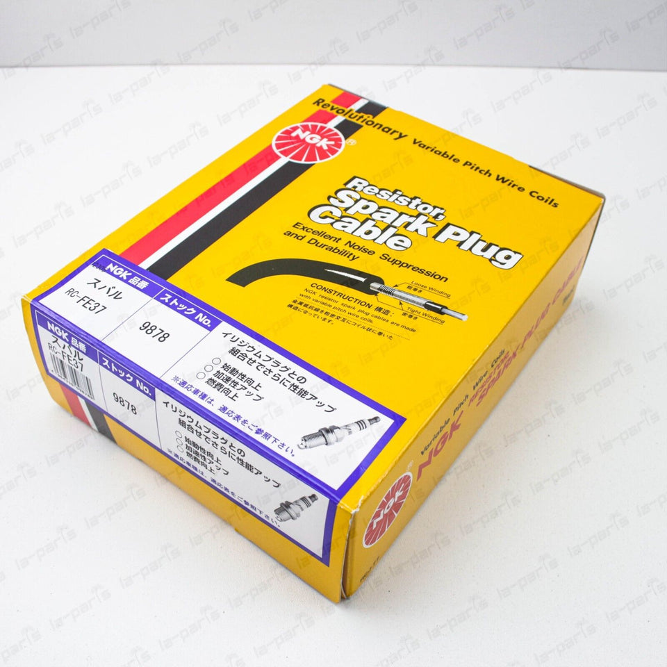 New NGK Spark Plug Wires For Subaru Sambar Truck KS3 KS4 KV3 KV4 JDM