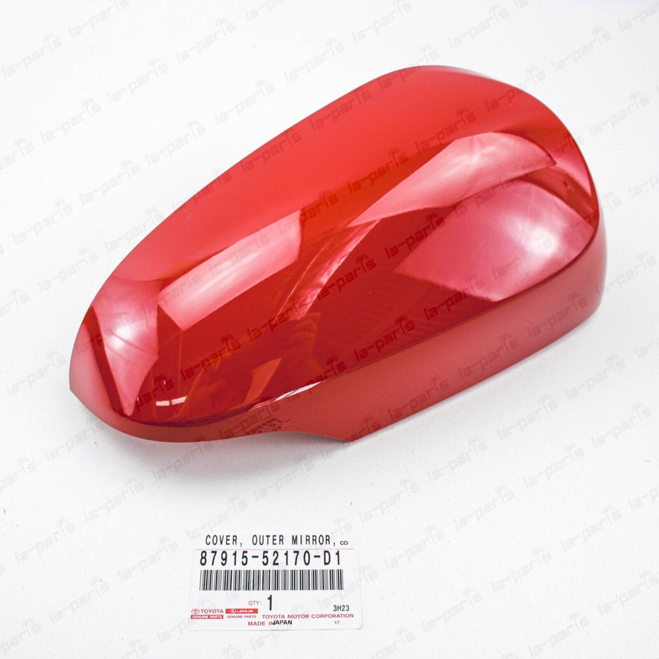 Genuine Toyota 12-19 Prius "C" Passenger Mirror Cover Super Red 87915-52170-D1