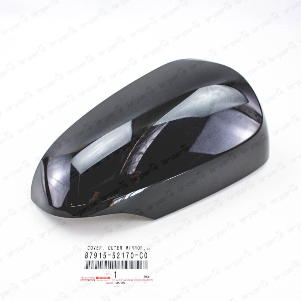 Genuine Toyota 12-19 Prius "C" Passenger Mirror Cover 209 Black 87915-52170-C0